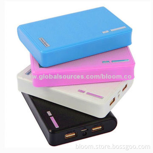 12,000mAh Wallet Power Banks for iPad with Dual-USB Output, Full CapacityNew